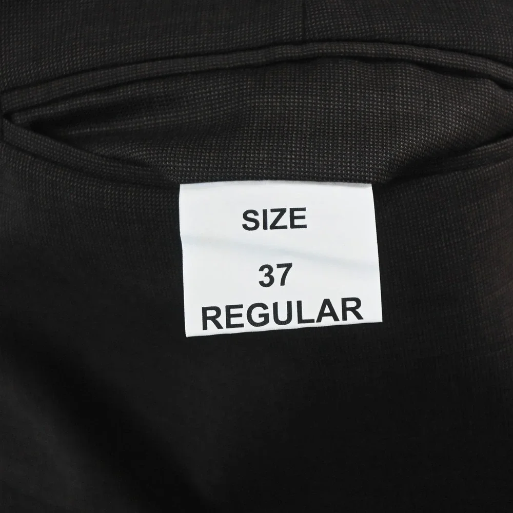 Jos A Bank‎ 43R 44R 36x30 Brown 100% Wool Nailshead Mens Jacket Pants Suit